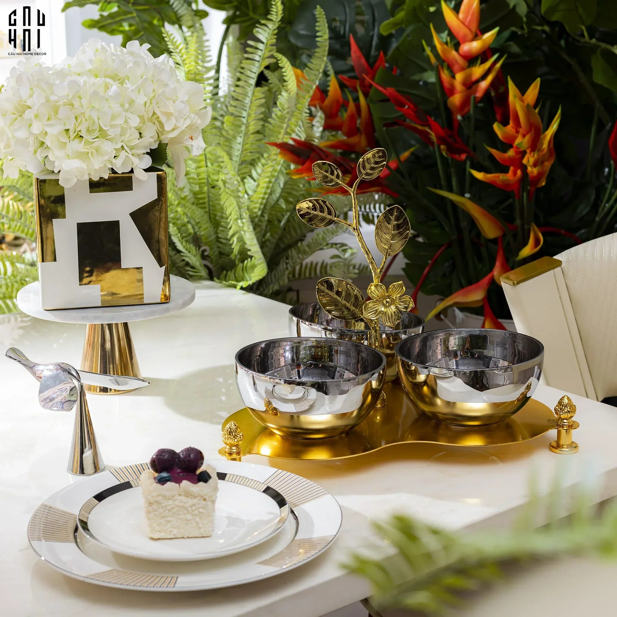 Maison Couture - Đĩa Trái Cây Triptyque Triomphe Brasson Fruit Plate-SET CHÉN DĨA-CẬU HAI HOME DECOR