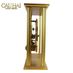 Maison Couture - Đồng Hồ Để Bàn Cổ Điển Bằng Đồng Birmingham Palais D'Or Classique 22x27-Đồng hồ để bàn-CẬU HAI HOME DECOR