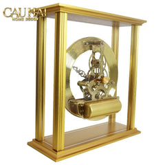 Maison Couture - Đồng Hồ Để Bàn Cổ Điển Bằng Đồng Birmingham Palais D'Or Classique 22x27-Đồng hồ để bàn-CẬU HAI HOME DECOR