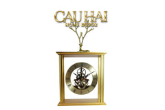 Maison Couture - Đồng Hồ Để Bàn Cổ Điển Bằng Đồng Birmingham Palais D'Or Classique 22x27-Đồng hồ để bàn-CẬU HAI HOME DECOR