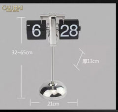 Maison Couture - Đồng Hồ Lật Chân Cao Highclass Flip Clock Retro Blanc 21x40/60-CẬU HAI HOME DECOR