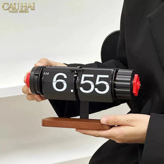 Maison Couture - Đồng Hồ Lật Để Bàn Retro Flip Clock Timepiece Savoir 12x22-ĐỒNG HỒ-CẬU HAI HOME DECOR