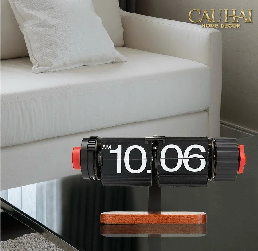 Maison Couture - Đồng Hồ Lật Để Bàn Retro Flip Clock Timepiece Savoir 12x22-ĐỒNG HỒ-CẬU HAI HOME DECOR