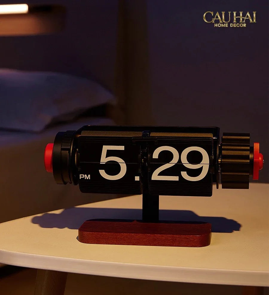 Maison Couture - Đồng Hồ Lật Để Bàn Retro Flip Clock Timepiece Savoir 12x22-ĐỒNG HỒ-CẬU HAI HOME DECOR