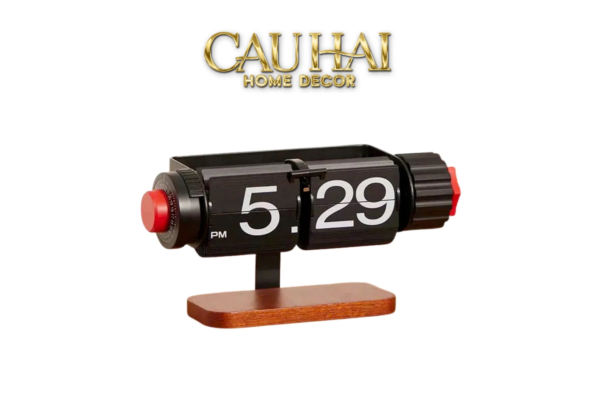 Maison Couture - Đồng Hồ Lật Để Bàn Retro Flip Clock Timepiece Savoir 12x22-ĐỒNG HỒ-CẬU HAI HOME DECOR