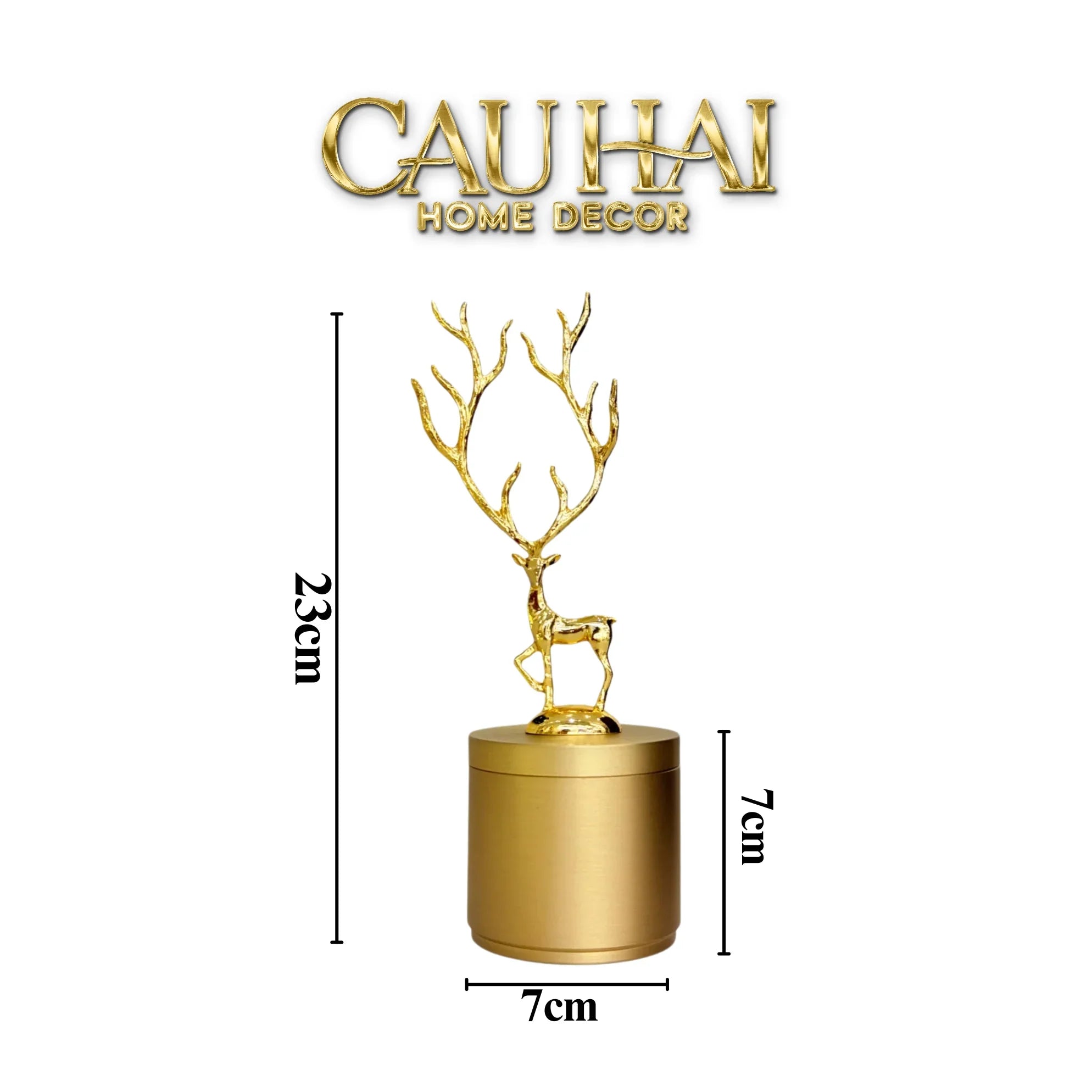 Maison Couture - Gạt Tàn Brasson Antler Woodland Deity Intellectual Ashtrays-Gạt Tàn-CẬU HAI HOME DECOR