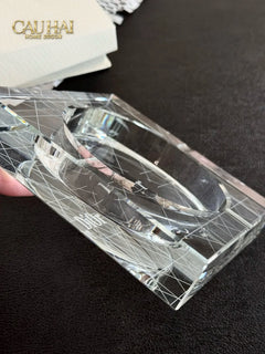Maison Couture - Gạt Tàn Pha Lê D.O Cristalleries Ashtray Full Box Size 15-Gạt Tàn-CẬU HAI HOME DECOR