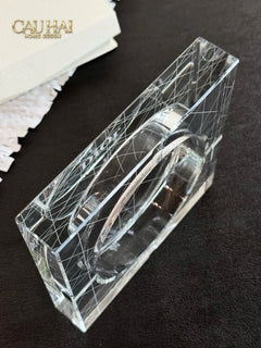 Maison Couture - Gạt Tàn Pha Lê D.O Cristalleries Ashtray Full Box Size 15-Gạt Tàn-CẬU HAI HOME DECOR