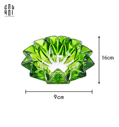Maison Couture - Gạt Tàn Pha Lê Lục Bảo Émeraude Cristalleries Décor Ashtrays S9-Gạt Tàn-CẬU HAI HOME DECOR