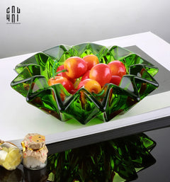 Maison Couture - Gạt Tàn Pha Lê Lục Bảo Émeraude Cristalleries Décor Ashtrays S9-Gạt Tàn-CẬU HAI HOME DECOR