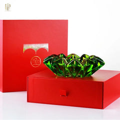 Maison Couture - Gạt Tàn Pha Lê Lục Bảo Émeraude Cristalleries Décor Ashtrays S9-Gạt Tàn-CẬU HAI HOME DECOR