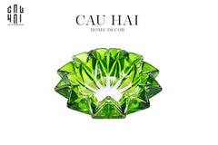 Maison Couture - Gạt Tàn Pha Lê Lục Bảo Émeraude Cristalleries Décor Ashtrays S9-Gạt Tàn-CẬU HAI HOME DECOR