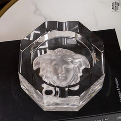 Maison Couture - Gạt Tàn Pha Lê Medusa Extravagant Cristalleries Ashtray-CẬU HAI HOME DECOR