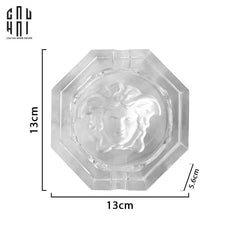 Maison Couture - Gạt Tàn Pha Lê Medusa Extravagant Cristalleries Ashtray-Gạt Tàn-CẬU HAI HOME DECOR