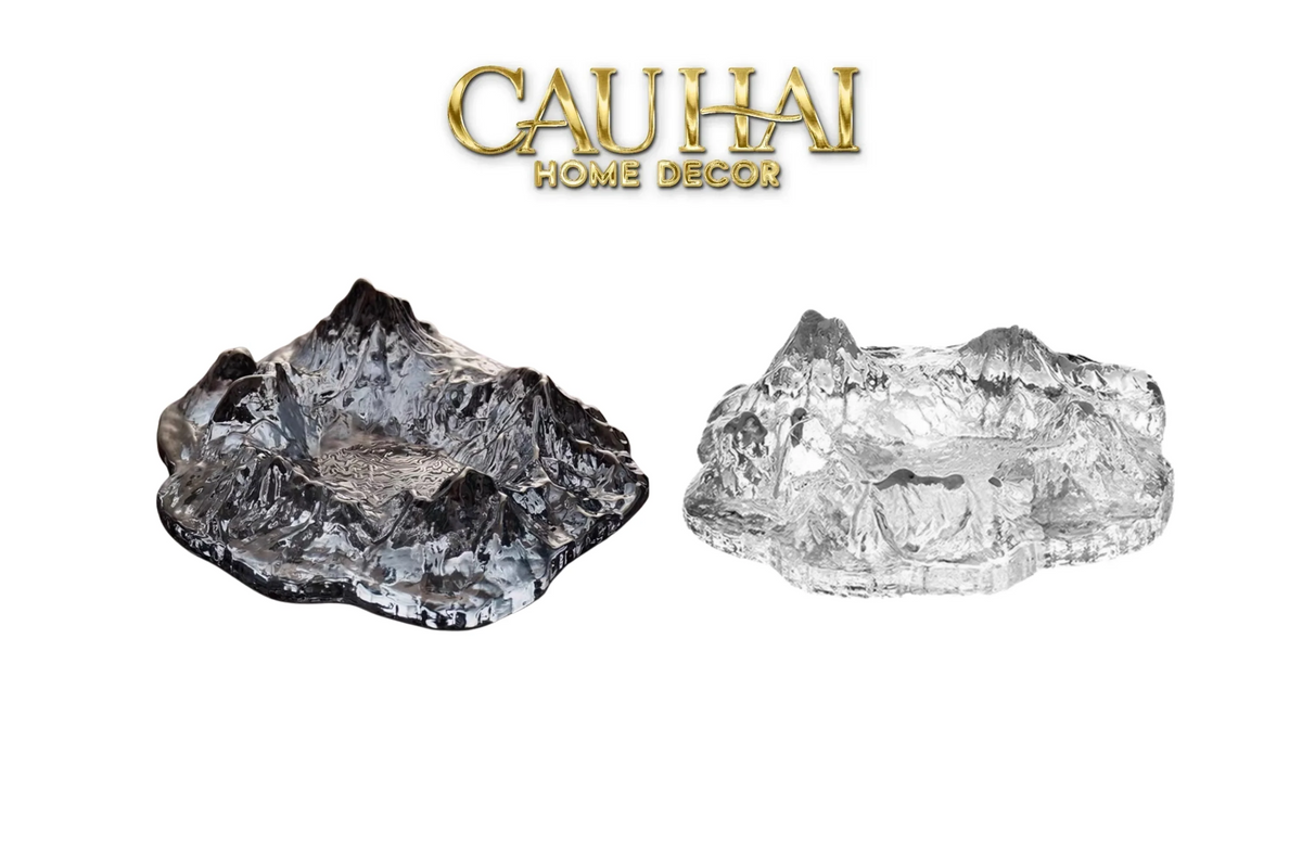 Maison Couture - Gạt Tàn Thuỷ Tinh Mont Blanc Glacier 5x18-Gạt Tàn-CẬU HAI HOME DECOR-CẬU HAI HOME DECOR