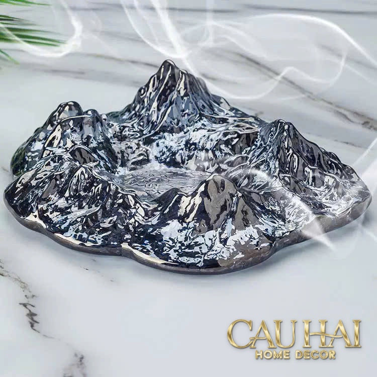 Maison Couture - Gạt Tàn Thuỷ Tinh Mont Blanc Glacier 5x18-Gạt Tàn-CẬU HAI HOME DECOR-CẬU HAI HOME DECOR