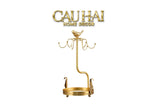 Maison Couture - Giá Treo Tách Trà Bằng Đồng Emperor Bird Cup Stand H36-BỘ BÌNH TRÀ-CẬU HAI HOME DECOR