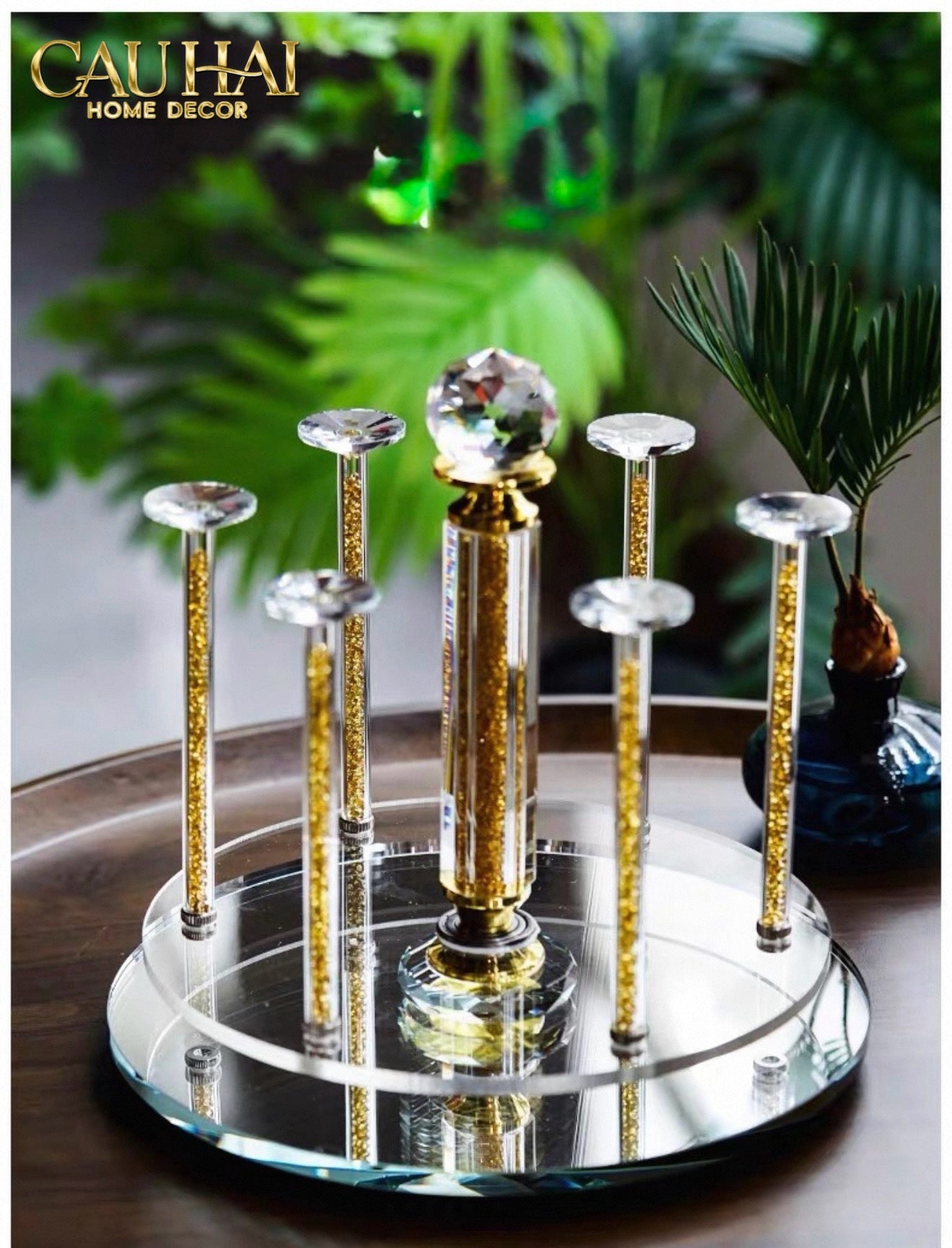 Maison Couture – Giá Úp Ly Cristalleries Orbital 6 Slot – Aurum-CẬU HAI HOME DECOR