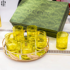 Maison Couture - Gift Box Set 6 Ly Thuỷ Tinh GG Jungle - Forest Lumière 270ML-LY THỦY TINH-CẬU HAI HOME DECOR
