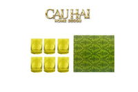 Maison Couture - Gift Box Set 6 Ly Thuỷ Tinh GG Jungle - Forest Lumière 270ML-LY THỦY TINH-CẬU HAI HOME DECOR
