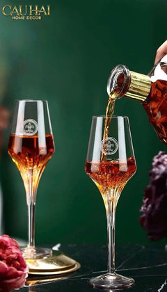 Maison Couture - Gift Set 2 Ly Pha Lê Champagne Cristalleries Louis XIII Gllasses-LY THỦY TINH-CẬU HAI HOME DECOR