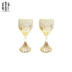 Maison Couture - Gift Set 2 Ly Pha Lê Vino Russo BCR Victoria Cristalleries Glasses-LY THỦY TINH-CẬU HAI HOME DECOR