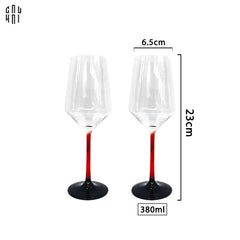 Maison Couture - Gift Set 2 Ly Red Wine Crystal BCR - Barbara-LY THỦY TINH-CẬU HAI HOME DECOR