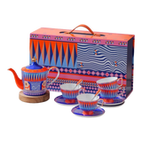 Maison Couture – Gift Set Bình Trà 6 Tách - Prismatique Royale Arlequin 13pcs.-SET BÌNH TRÀ-Đối tác tại Trung Quốc theo từng đơn đặt hàng-CẬU HAI HOME DECOR
