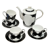 Maison Couture - Gift Set Bình Trà Château Clover Signature - L'Atelier Rayé Tasses & Soucoupes 9pcs - Cậu Hai Home Decor