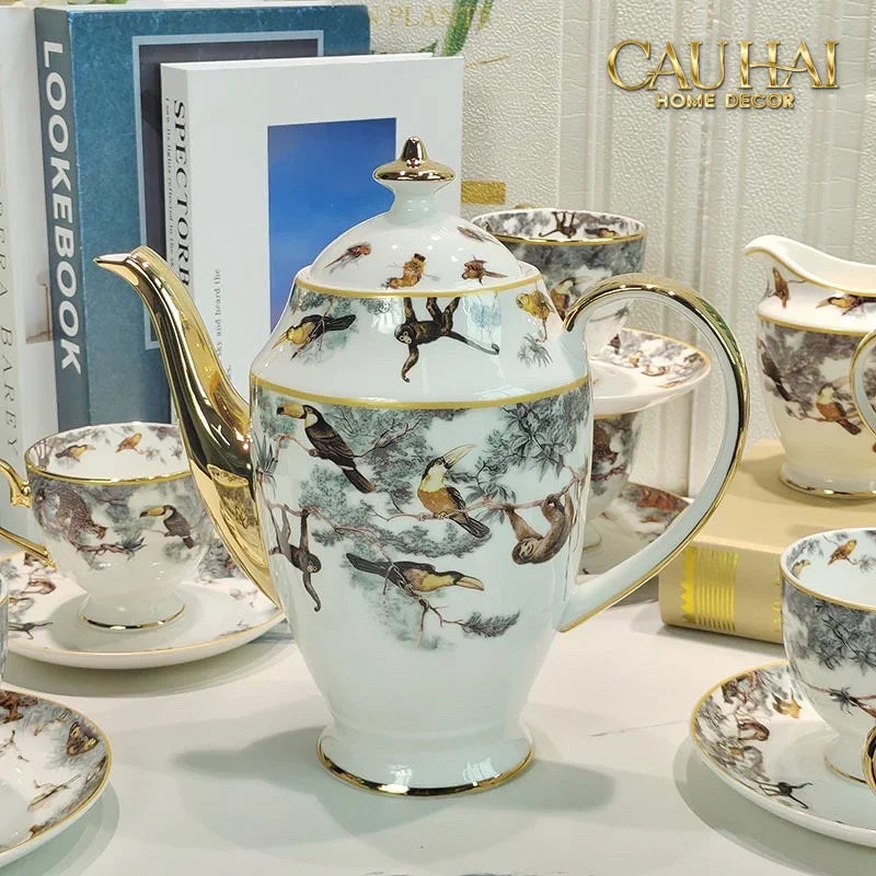 Maison Couture - Gift Set Bình Trà H Class Carnets d’Équateur · Jardin des Grande Tea Set 15Pcs-SET BÌNH TRÀ-CẬU HAI HOME DECOR