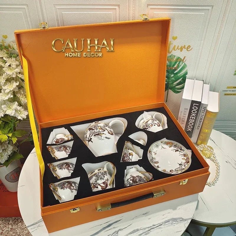 Maison Couture - Gift Set Bình Trà H Class Carnets d’Équateur · Jardin des Grande Tea Set 15Pcs-SET BÌNH TRÀ-CẬU HAI HOME DECOR
