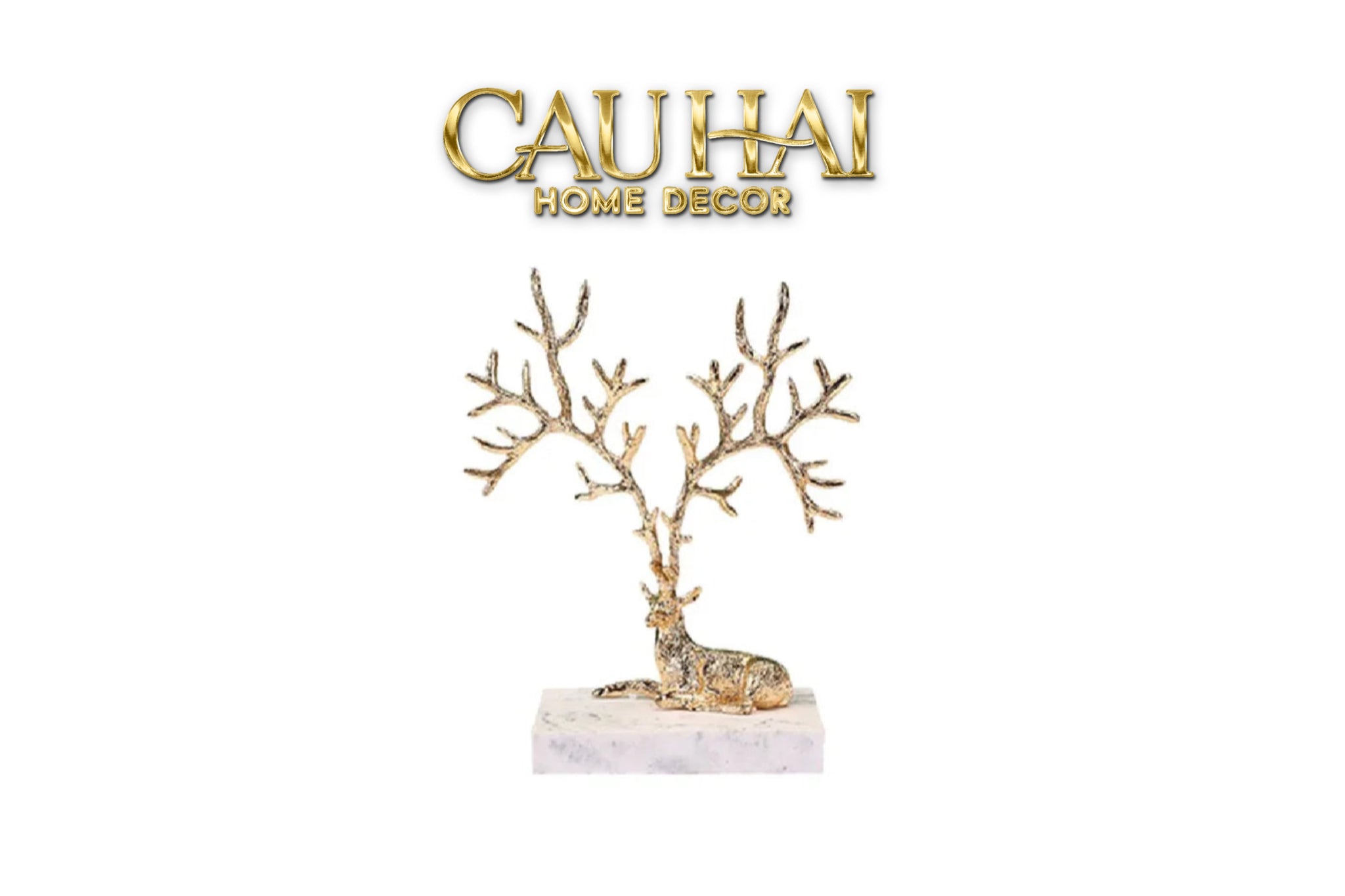 Maison Couture - Haute Folie Đĩa Trang Sức Hươu Đồng Brasson Jewelry Ornament - Healing Elk-TRANG TRÍ GIÁNG SINH-CẬU HAI HOME DECOR