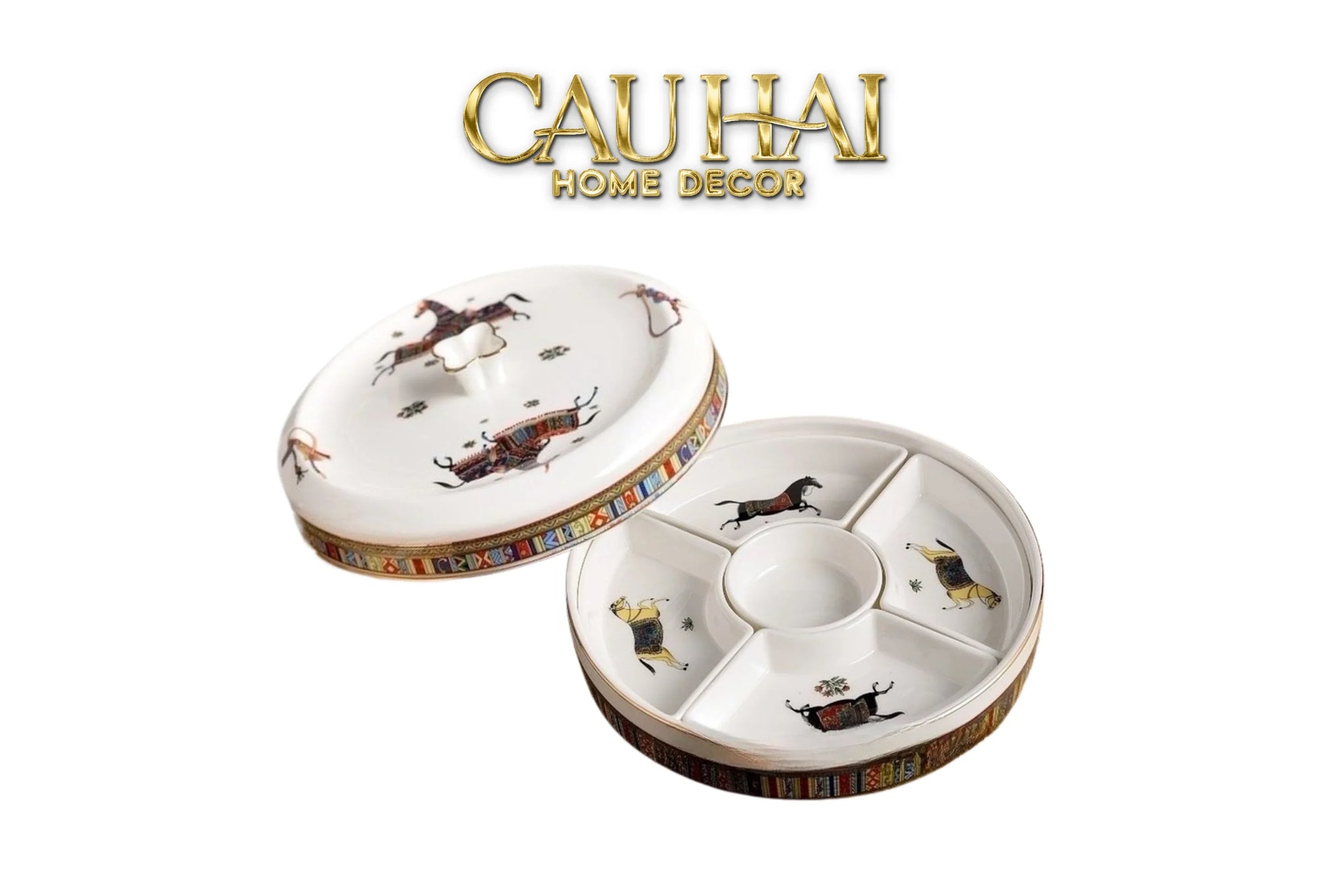 Maison Couture - Hộp Bánh Mứt Legacy Équestre Héritage-CẬU HAI HOME DECOR