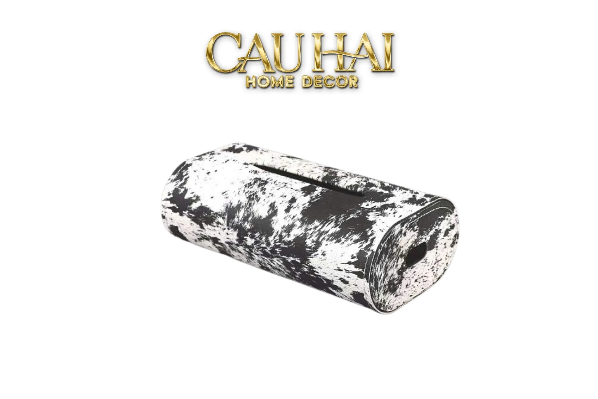 Maison Couture - Hộp Khăn Giấy Da Atélier Lux Leather Snowy Arctic Patina-CẬU HAI HOME DECOR