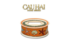 Maison Couture - Hộp Khăn Giấy Gốm Sứ Ginori Aquarium Oval Porcelain Vanity-HỘP KHĂN GIẤY-CẬU HAI HOME DECOR