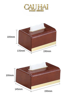 Maison Couture - Hộp Khăn Giấy Royale Bleu Satin Impérial Paon Plumage Tissue Holders-HỘP KHĂN GIẤY-CẬU HAI HOME DECOR