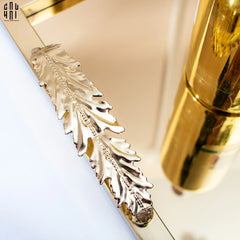 Maison Couture - Khay Chữ Nhật Métallique "Midas Touch" Gilded Fur Handle 35X45-KHAY TRANG TRÍ-CẬU HAI HOME DECOR