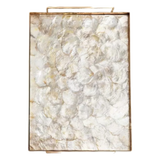 Maison Couture - Khay Chữ Nhật Xà Cừ -  Plateau Perle Céleste Celestial Pearl Serving Tray 30*40