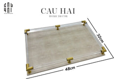 Maison Couture - Khay Da Cao Cấp St. Laurent D48-KHAY TRANG TRÍ-CẬU HAI HOME DECOR