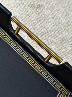Maison Couture - Khay Da Chữ Nhật Lux Leather 30X40 Vs Savoir Medusa Atélier-KHAY TRANG TRÍ-CẬU HAI HOME DECOR