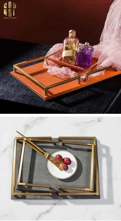 Maison Couture - Khay Da Chữ Nhật Terra Luxe Leather Tray 20x30-CẬU HAI HOME DECOR