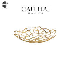 Maison Couture - Khay Đồng Golden Grid-CẬU HAI HOME DECOR
