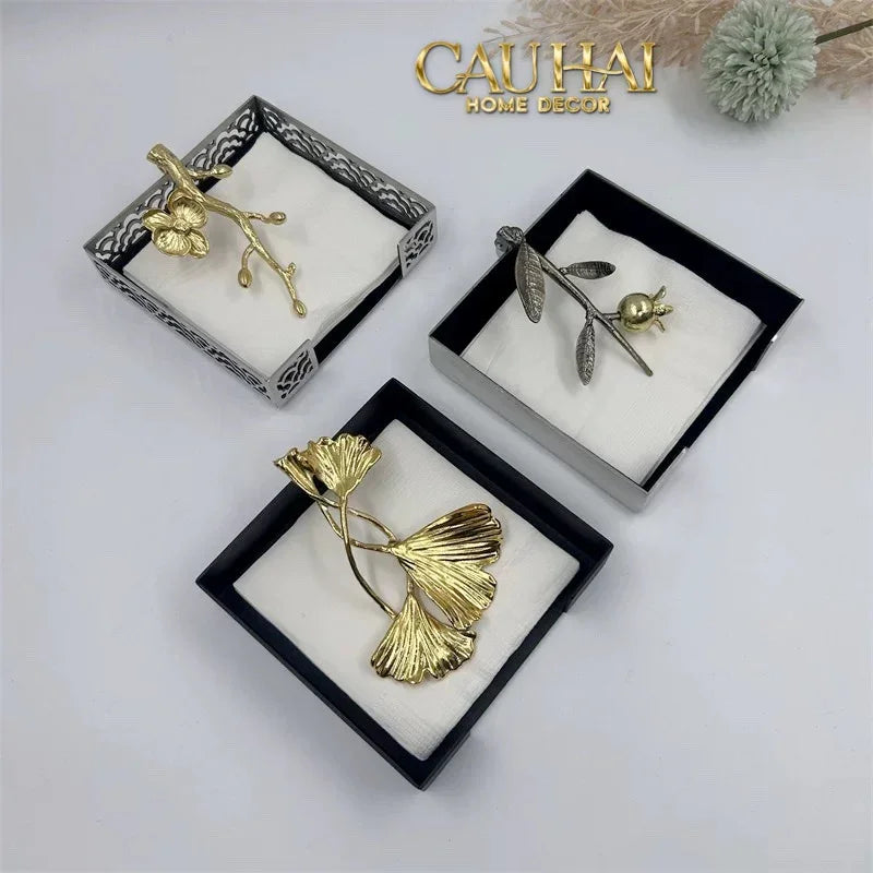 Maison Couture - Khay Giấy Brasson Mistletoe Tissue Tray-HỘP KHĂN GIẤY-CẬU HAI HOME DECOR