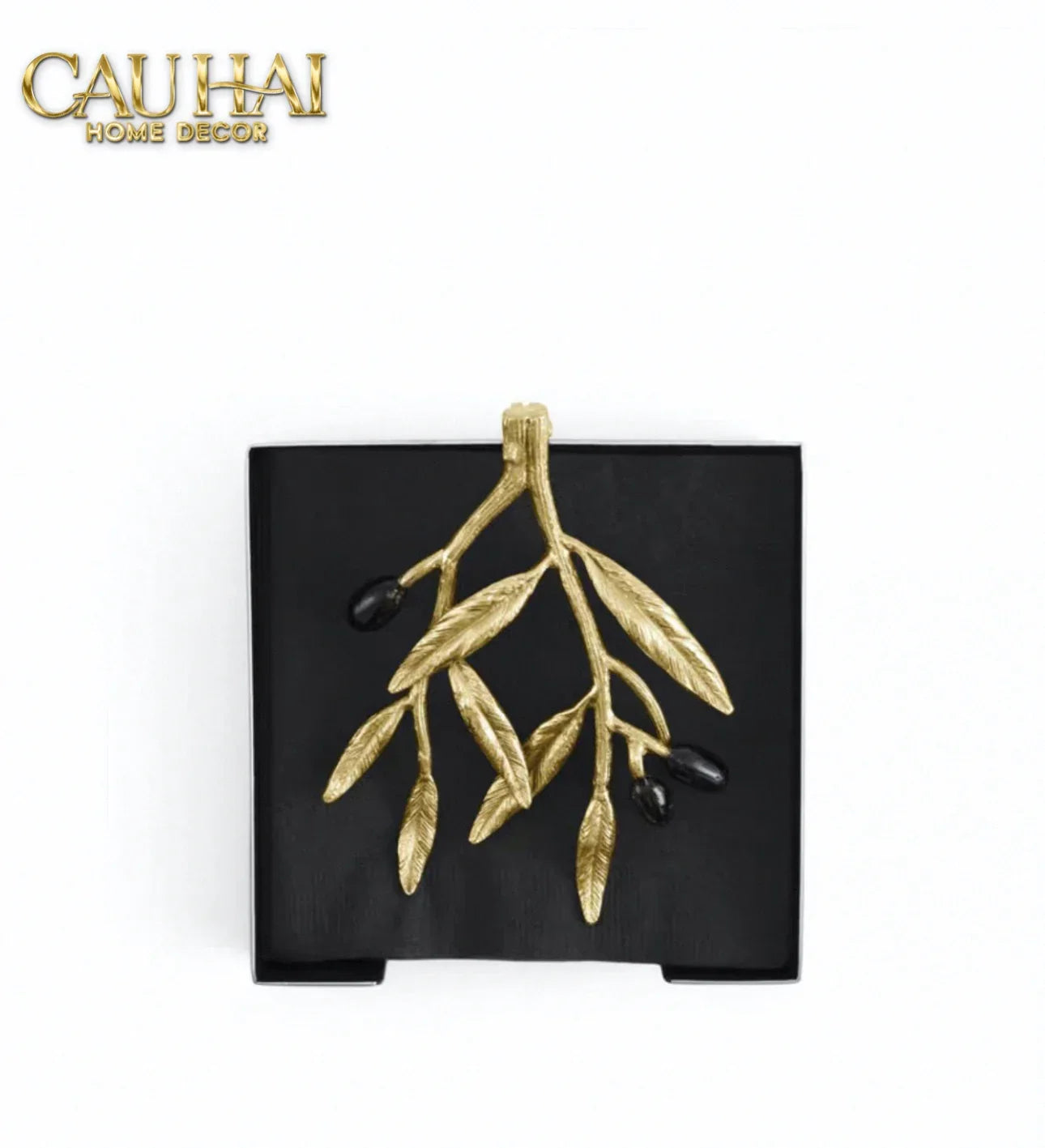 Maison Couture - Khay Giấy Brasson Mistletoe Tissue Tray-HỘP KHĂN GIẤY-CẬU HAI HOME DECOR