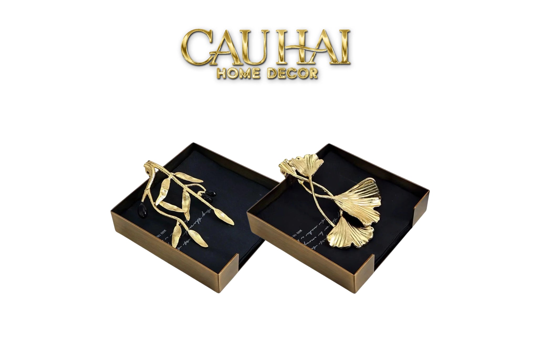 Maison Couture - Khay Giấy Brasson Mistletoe Tissue Tray-HỘP KHĂN GIẤY-CẬU HAI HOME DECOR