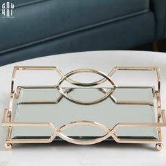 Maison Couture - Khay Gương Savoir Purity Black Mirror Tray-KHAY TRANG TRÍ-CẬU HAI HOME DECOR