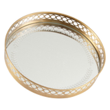 Maison Couture - Khay Gương Tròn Brasson Royale Gold D30 - Cậu Hai Home Decor