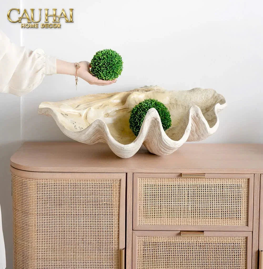 Maison Couture - Khay Vỏ Sò Mirage Pearl Seashell Tray D33-KHAY TRANG TRÍ-CẬU HAI HOME DECOR