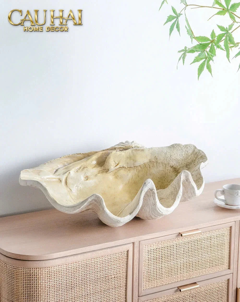 Maison Couture - Khay Vỏ Sò Mirage Pearl Seashell Tray D33-KHAY TRANG TRÍ-CẬU HAI HOME DECOR