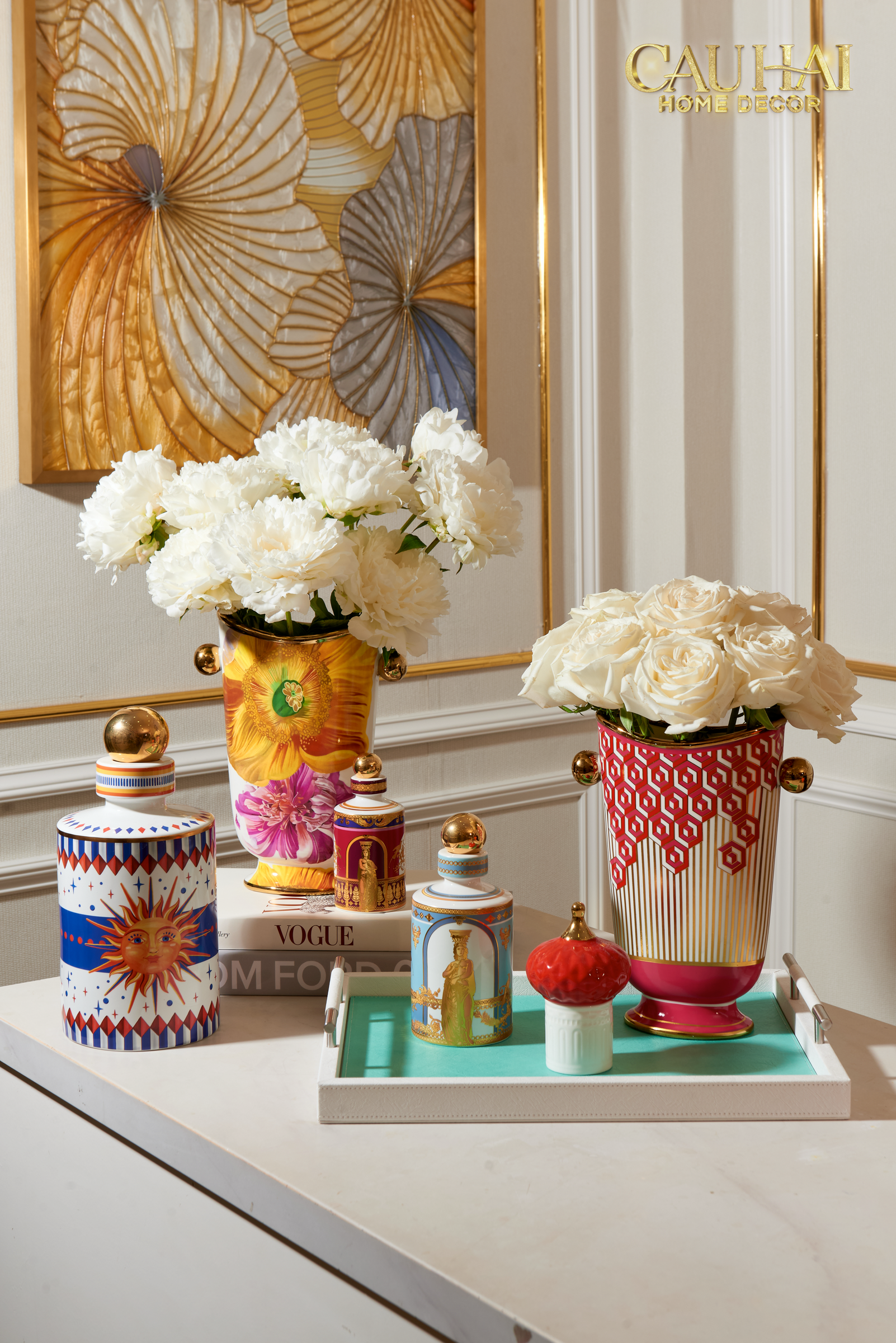 Maison Couture - Lọ Khuếch Tán Tinh Dầu Florenzo Essence Impériale (K Gồm Tinh Dầu )-Home Fragrance-CẬU HAI HOME DECOR